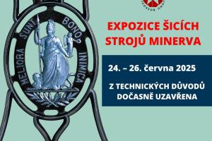 Expozice šicích strojů Minerva dočasně uzavřena