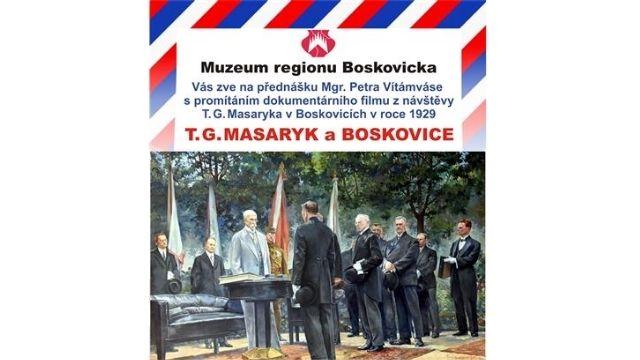 T. G. Masaryk a Boskovice