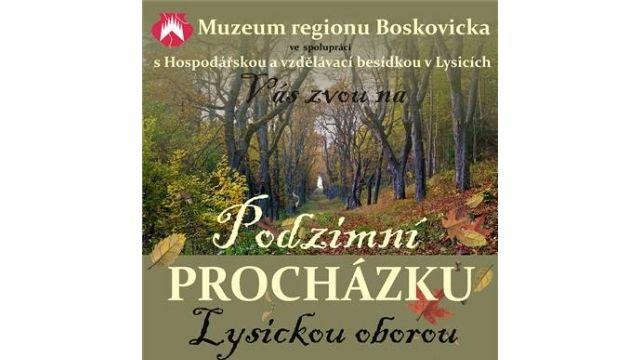 Podzimní procházka Lysickou oborou