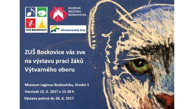Výstava výtvarných prací ZUŠ Boskovice