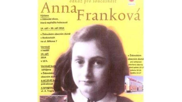 Anna Franková - odkaz pro současnost