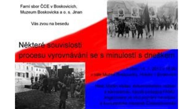 Některé souvislosti procesu vyrovnání se s minulostí s dneškem