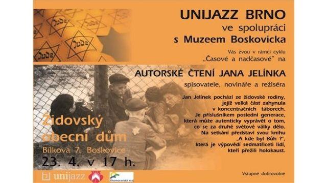 Autorské čtení Jana Jelínka - "A kde byl Bůh?"