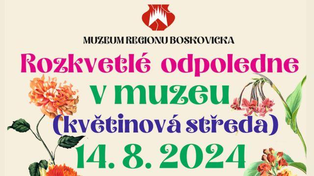 Rozkvetlé odpoledne v muzeu_květinová středa